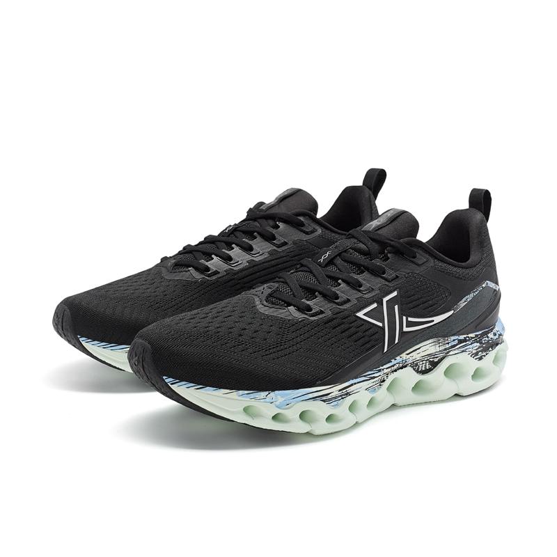 Xtep Shock Absorbing Rotation 11 Casual Comfortable Versatile Lightweight Low Top Running Shoes Women sneaker Black 976218110015-3