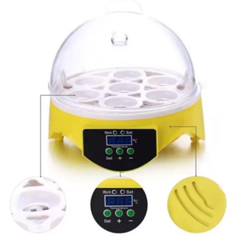 Aug. Egg Incubator Poultry Incubator Brooder Digital Temperature Hatchery Egg Hatcher Chicken Duck Bird Pigeon US Plug