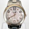 Polished Seiko Lukia Excellent Pink S2428 [Working Condition] Ladies' Watch, Radio-Controlled Solar, Condition, Dial, Gold