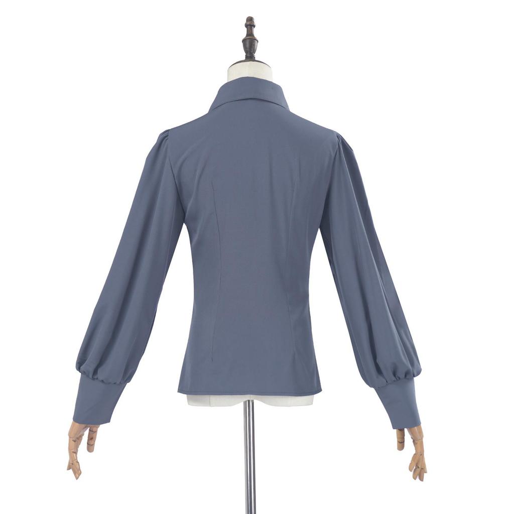 2024 Gothic Steampunk Victorian Shirt: Medieval Carnival Costume Top