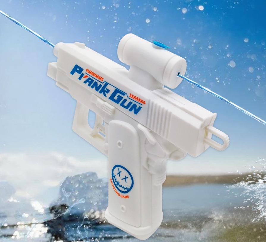 TikTok Double-Sided Prank Water Gun: Reverse Spray & Back Attack with Left-Deviating Trajectory