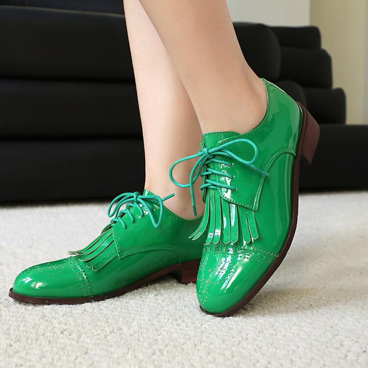 

Повседневная женская обувь на низком каблуке, осенняя новинка, обувь на шнуровке 39