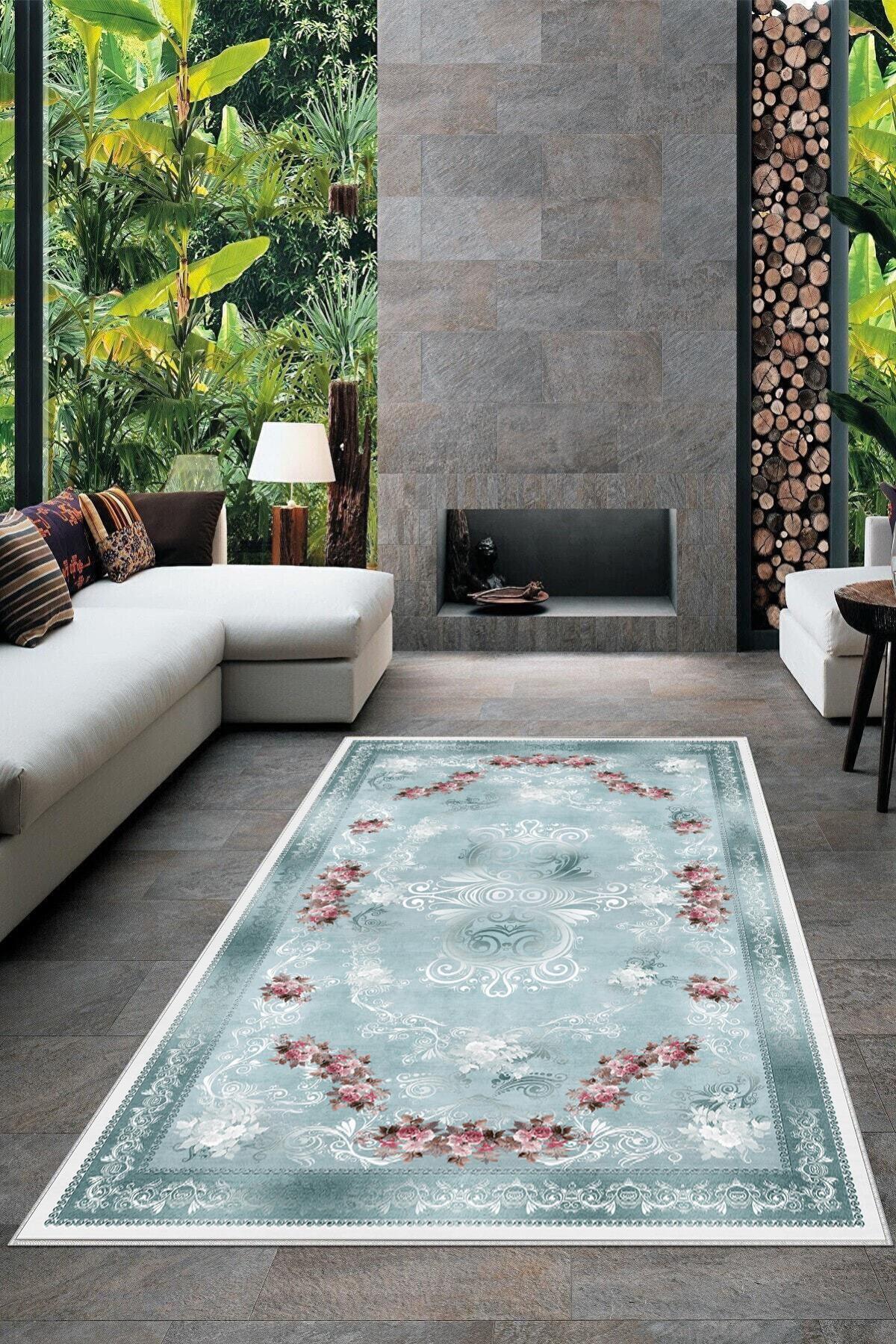 

Моющийся нескользящий напольный ковер и дорожка для гостиной с цифровой печатью