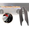 Frontstoßstangenlippe Splitter, Finnen-Canards Karosseriespoiler-Kit, 4 Stück Universeller Auto-Karosseriespoiler Frontstoßstangenlippe Splitter Finnen Zierleiste (Schwarz unlackiert)