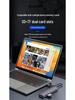 USB-C Laptop-Hub: 100W Ladefunktion, USB 3.0, 4K Screen Casting, SD/TF Erweiterungsdock
