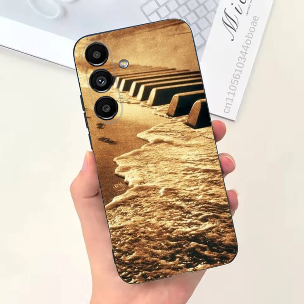 Piano Classical Music Phone Case For Samsung S25,24,21,22,23,20,S30,Ultra,Plus, Fe,5G Silicone Cover