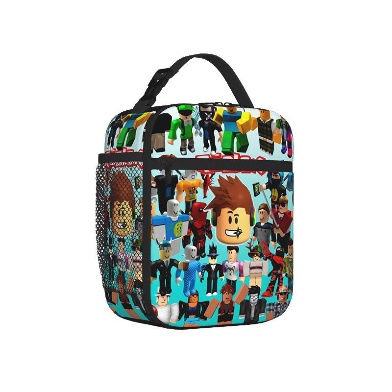 Bolsa Térmica de Dibujos Animados Bolsa de Almuerzo Portátil Fiambrera Infantil Bolsa de Hielo Antisalpicaduras Bolsa Térmica