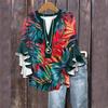 Summer Tops For Women Cute V Neck 3/4 Sleeve Blouses Floral Print Top Casual Shirts
