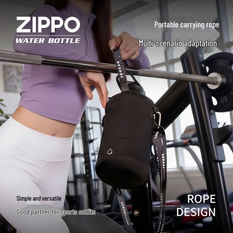 ZIPPO 2200ML Large Capacity Sports Water Bottle
