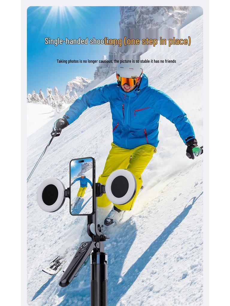 2025 KI-Gesichtserkennungs-Gimbal: Intelligente Folgeaufnahme, Aluminium-Stativ, Ein-Tasten-Aufklappung, Bluetooth-Stabilisator