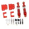 2 Pcs Rear RC Shock Absorber Aluminum Alloy 1/12 Scale RC Rear Shock Damper for MN82 LC79 MN78