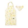 COLORFUL CANDY STYLE Disney Drawstring Gym Apron Cooking Class Kitchen Triangle Scarf AND THE Elementary NV503000 2-Piece Set Bag, Bag, (Sizes