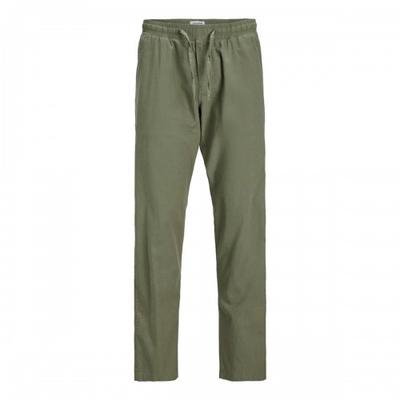Jack And Jones Mens Linen Blend Relaxed Fit Trousers