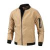 Youth Spring and Autumn Thin Men's Baseball Collar Solid Color Jacket Casual No. 1 Jacket Men's