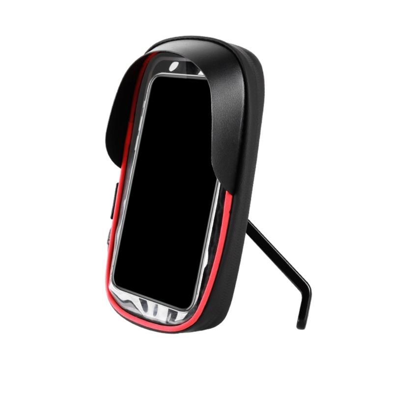 Waterproof Bike Phone Holder Bag Adjustable Viewing Angles Bike Touchs Screen Phone Mount 360 Rotate Cycling Phone Stand