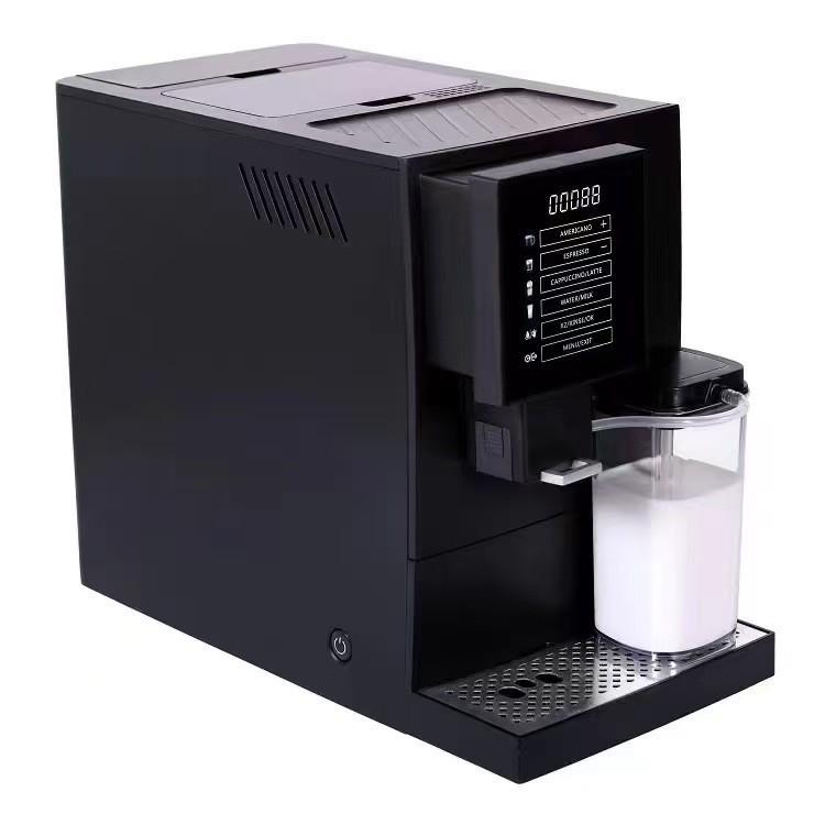 Cross-Border A21S Luma Automatic Coffee Machine: Italian Espresso Maker with Milk Frother for Home, Office, or Commercial Use