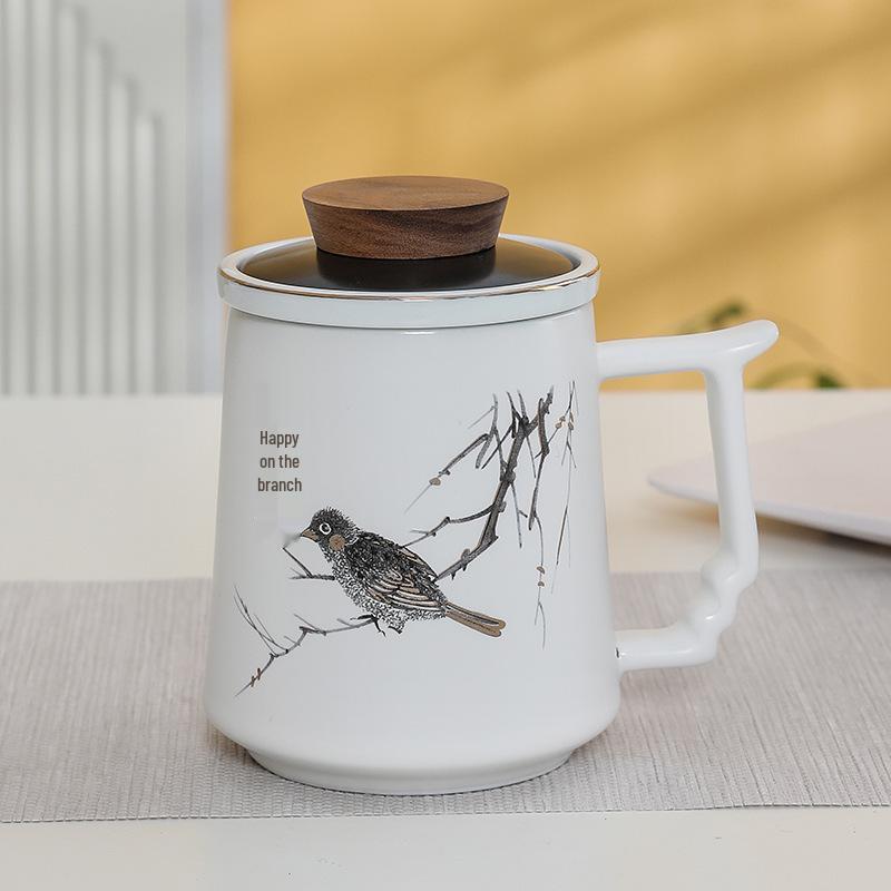 Premium Ceramic Mug with Custom Logo - Gift for Annual Company Event or Cultural Souvenir