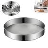 Kitchen Gadget for Pastry Stainless Steel Flour Sifter, Handheld Fine Mesh Strainer, Durable Corrosion Rust Resistant Sifter Round Sieve Cocoa