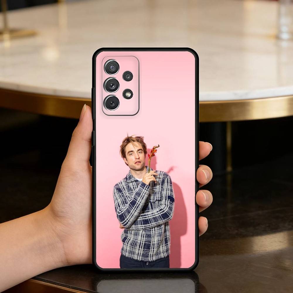 R-Robert P-Pattinson Phone Case For Samsung Galaxy A73,A72,A71,A70,A53,A52,A51,Soft Silicone Black Cover