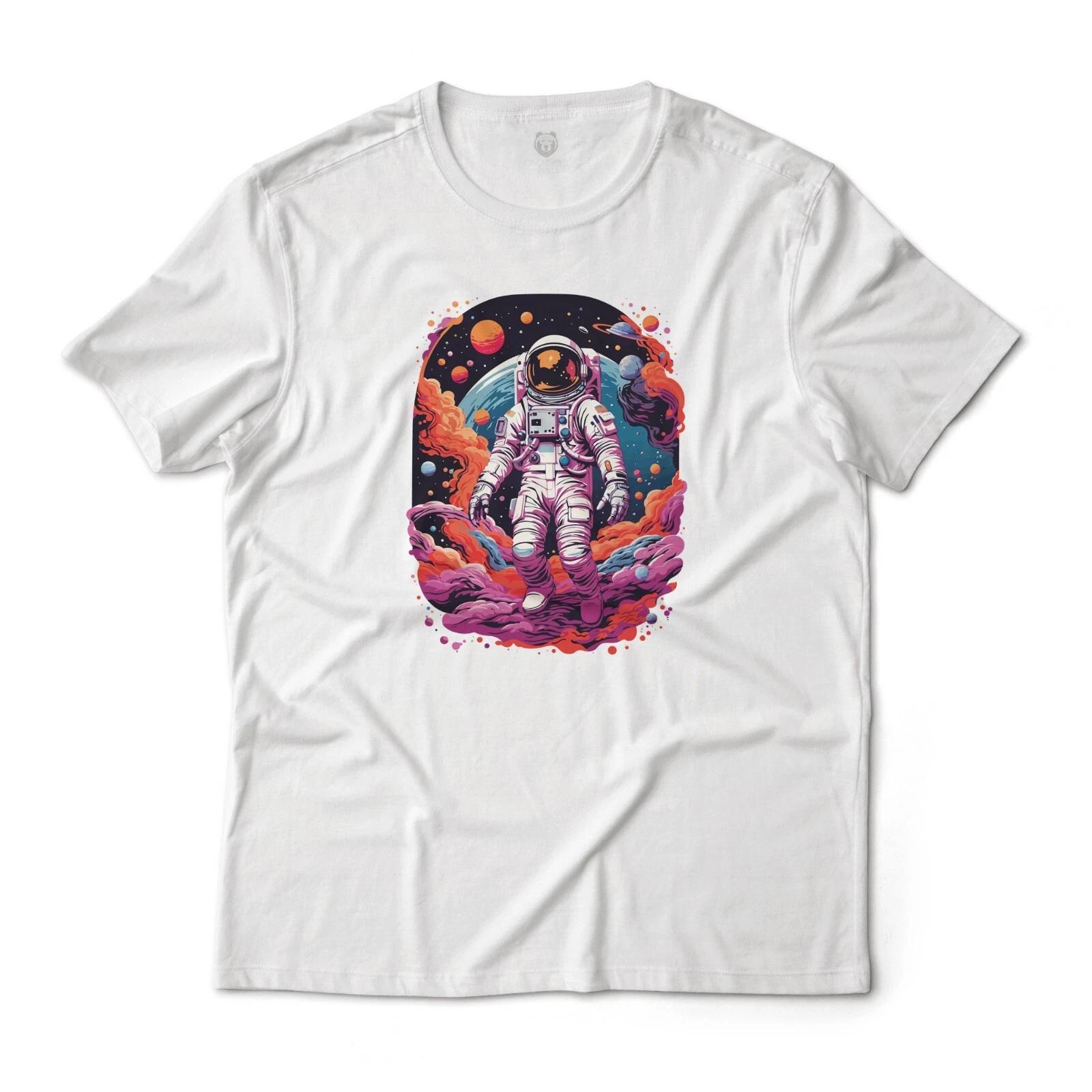 Vivid Space Cloud Astronaut Aesthetic Graphic T-T-Shirt Unisex 4XL