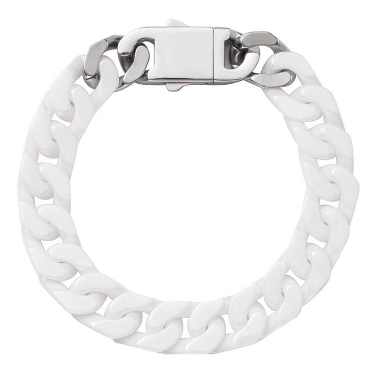 Karsti Pārdots 12mm Balts Keramikas Rokassprādze
