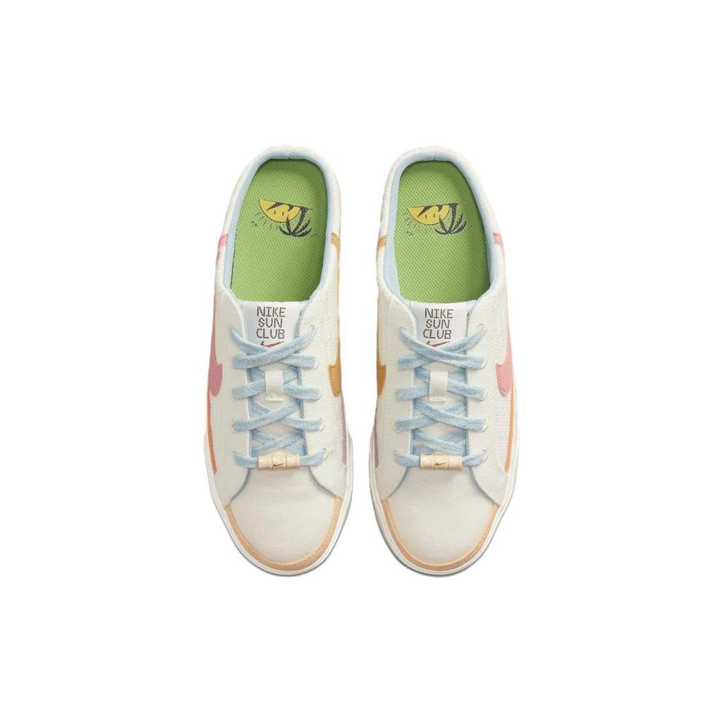 Nike Court Legacy Mule Sail Light Madder Root Women Sneakers White Worn-Blue DV1741-181