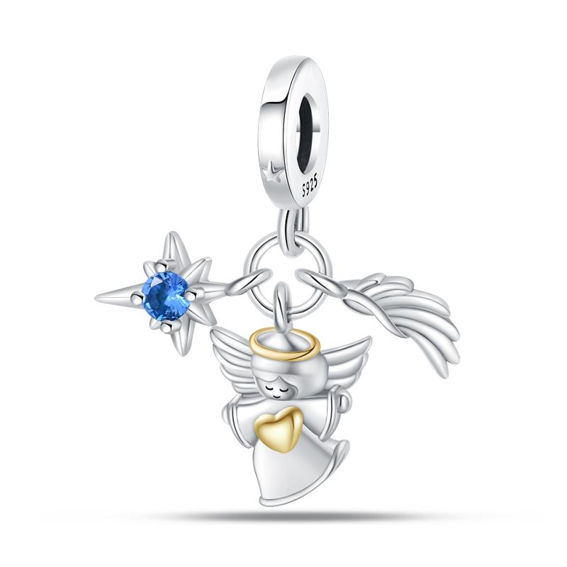 Copper Peace Dove Olive Branch Angel Love And Peace Best Wishes Charms Beads Fit Pan Original Bracelets Diy Fine Jewelry