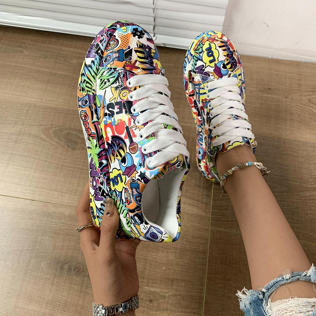 Модные спортивные женские туфли на толстой подошве 36 оранжевый — фото 12