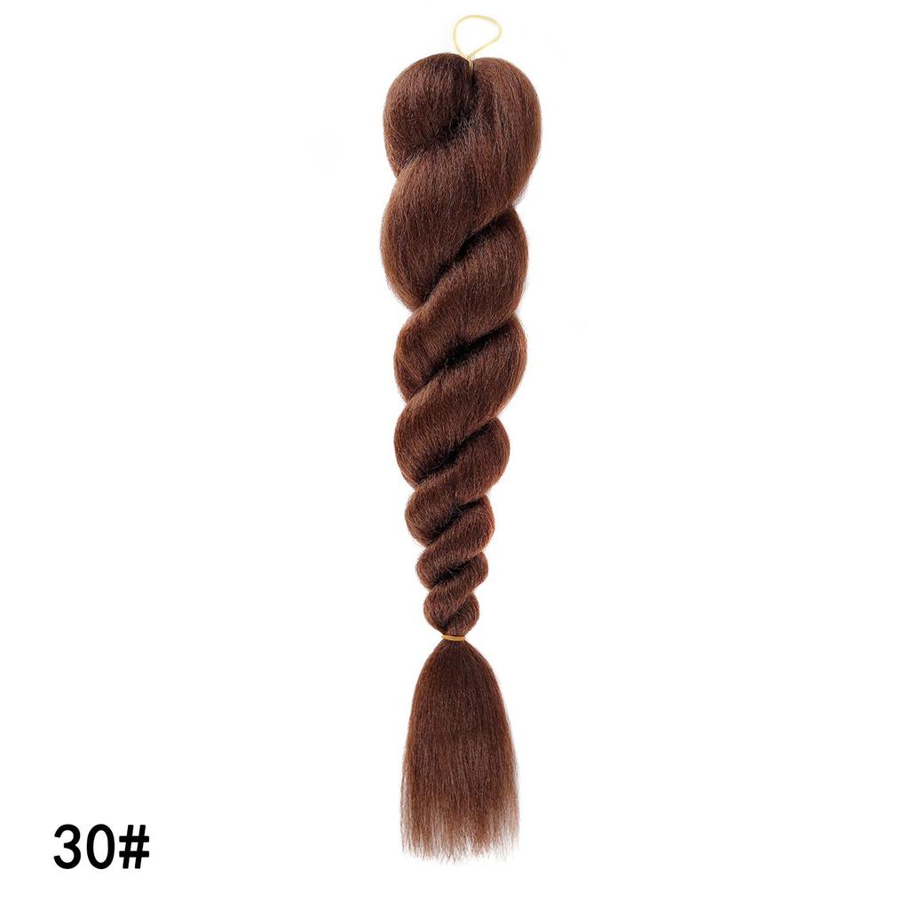 Buntes Ombre Jumbo Flecht Haar Niedrigtemperatur Flammhemmend Synthetisches Haar Großpackung Verwicklungsfrei Häkel Twist Zöpfe Haarverlängerungen