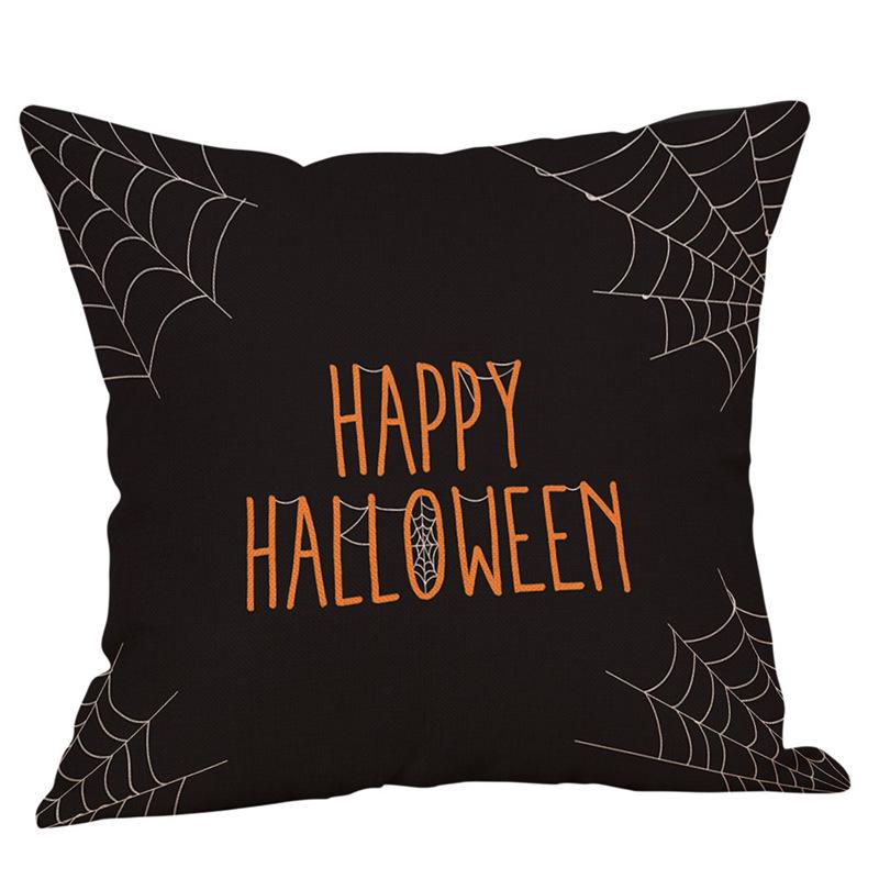 Stylish Halloween Sofa Throw Pillow Cover with Creative Backrest Design