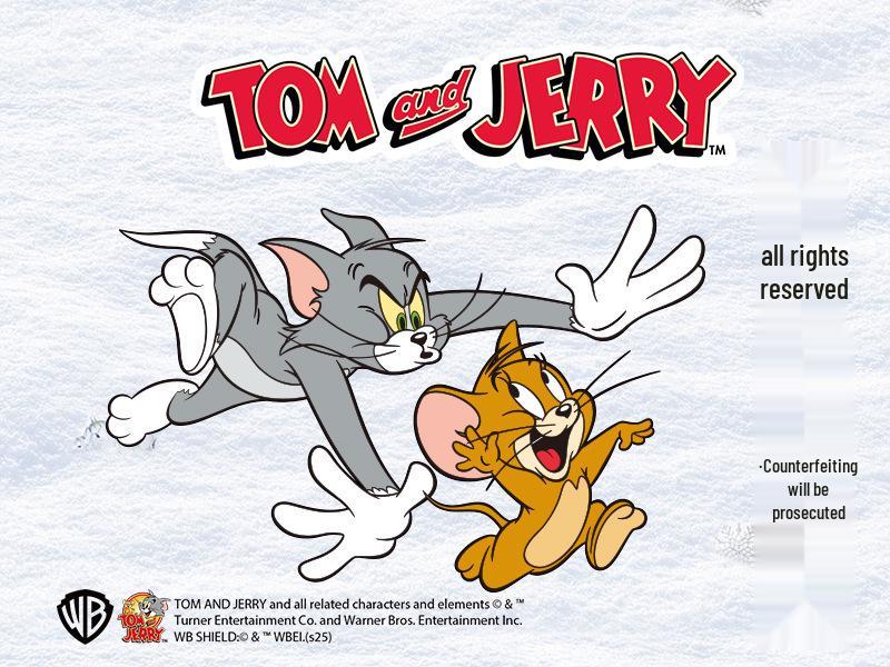 Tom and Jerry Winter Style Shivering Tom Cat Plush Doll Birthday Gift