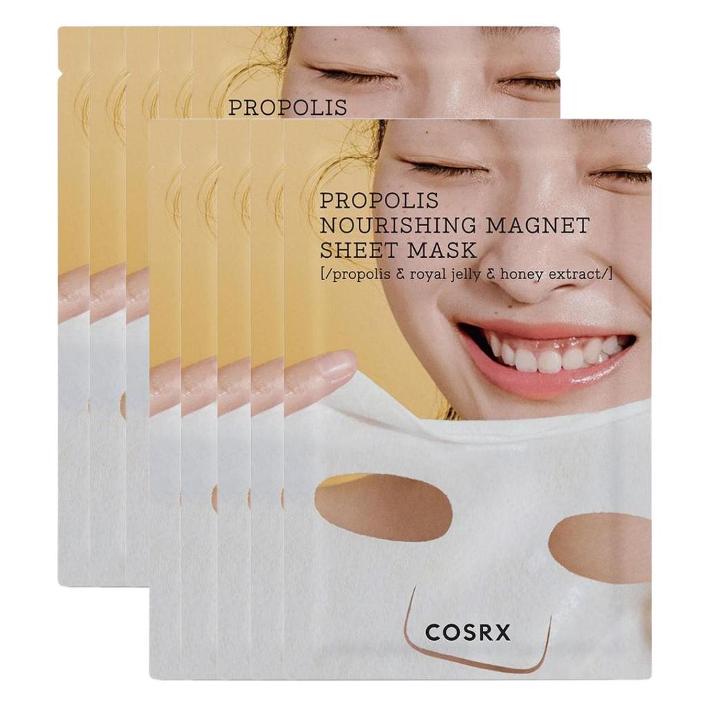 COSRX Full Fit Propolis Nourishing Magnet Sheet Mask Hydrating Glowing 25ml x 10 Sheets