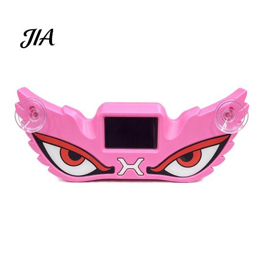 Solar Car Warning Lights Demon Eye Window Light with Suction Cup, Rechargeable Devil Easy Install Lamp, LED Windshield Lamp for Auto, SUVs,