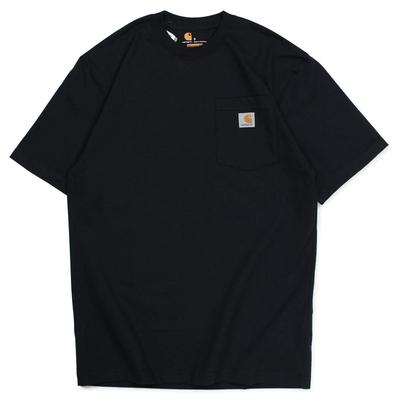 Carhartt Carhartt WORKER POCKET Short Sleeve Cotton K87 Black Black M S/S T-SHIRTS T-shirt [item]