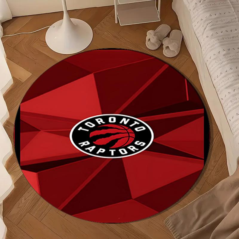 Raptors basketball Logo Round mat, Anti-slip Circle Carpet Chair rug For livingroom,Bedroom, doormat home decor Gift Christmas Gifts
