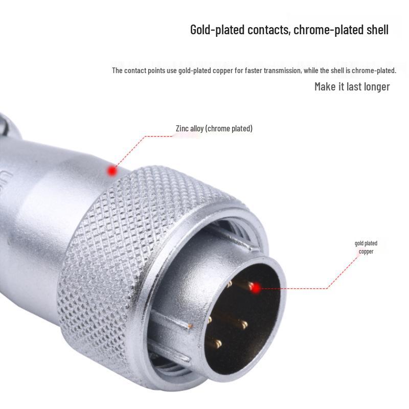 WEIPU WS16 Luftsteckverbinder, 2-10 Pins.