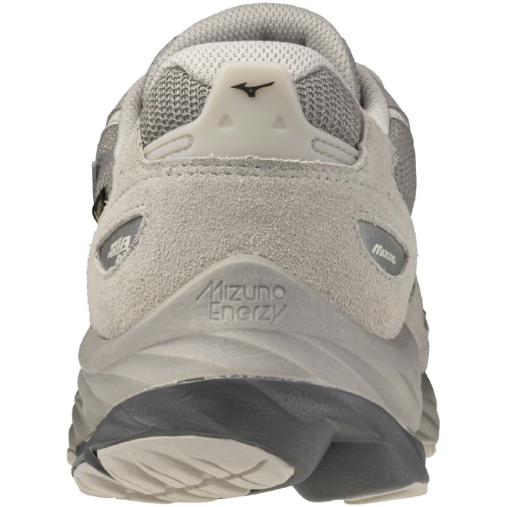 Mizuno Wave Rider B GTX Waterproof Perfect for and Gray x Gray x Light Size 2E Gore-Tex Sneakers, Commuting, School, Lifestyle, Gray, 25.0 cm,