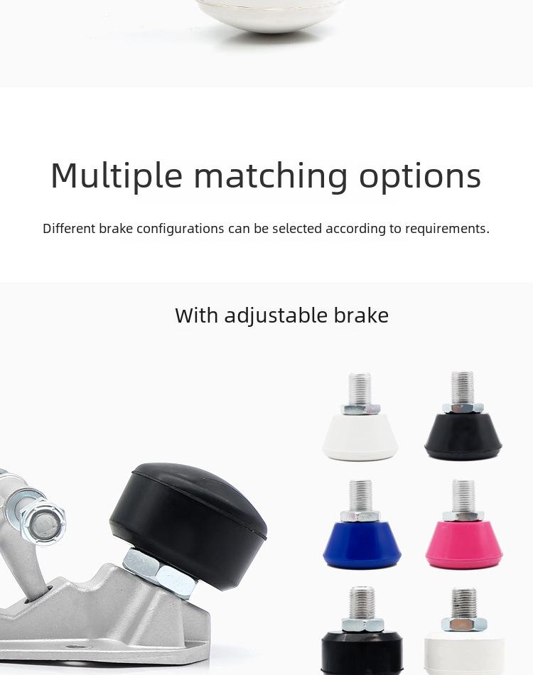 Aluminiowa podstawa do wrotek dwurzędowych i akcesoria