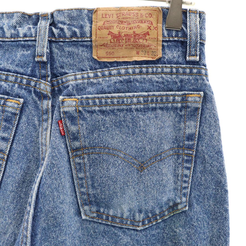 Levi's 90s USA made 550 old Tapered denim pants W30 jeans Men's Used