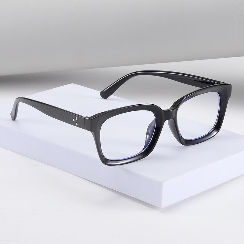 3pcs New Square Reading Glasses Men Women Oversized Glasses Frame Fashion High-definition Presbyopia Eyeglasses Rivets Eyewear