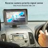 Car Rear View Camera Wide Degree 4.3" TFT LCD Color Display Monitor Waterproof Night Vision Reversing Backup 2In1 Parking Rever