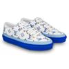 LOUIS VUITTON Lv Stellar Low Top Sneakers White/Blue Women's 1A65U