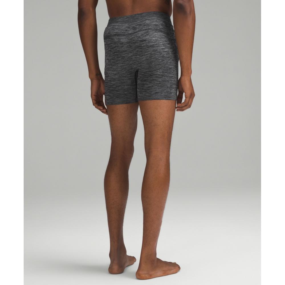 Lululemon Rapid Vent Tech Boxer 5  Heathered Core Black
