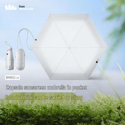beneunder Portable UV Protection 5-Fold Capsule Sun Umbrella