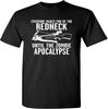 Men's Redneck Zombie Sarcastic Zombie Cool Graphic Gift Idea Adult Humor Funny T Shirt Black
