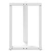 Vidaxl Nogi Do Stołu Jadalnego, 2 Pcs., Białe, 60X35X(72-73) Cm, Stal