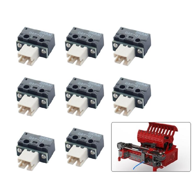 1/8Pcs Mechanical Switches D2F-01 Limit Switches for ERCF V2 End Stop PH2.0 Port 3D Printer Part Accessories