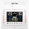Color Touchscreens Weather Stations Indoor Outdoor Temperature Humidity Monitor Alarm Clock Moon Phase Tides Tracking