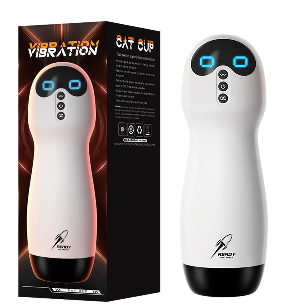 Male Automatic Sucking Masturbation Cup Sex Oral Anal Masturbator Vibration Blowjob Machine Penis Stimulator Sex Toy for Men 18+
