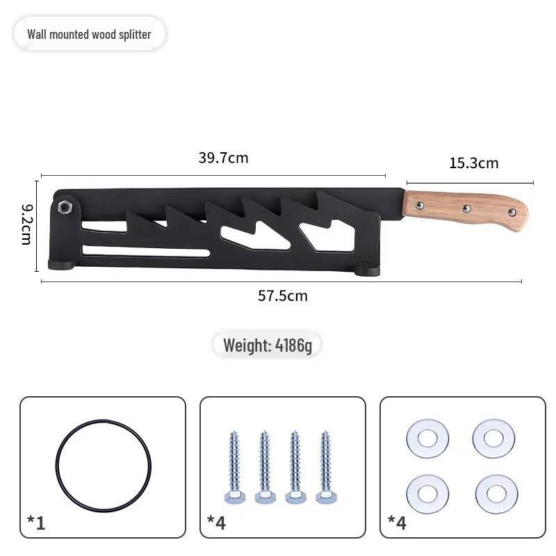 Manganese Steel Manual Firewood Splitter: Labor-Saving Axe for Outdoor Wood Chopping